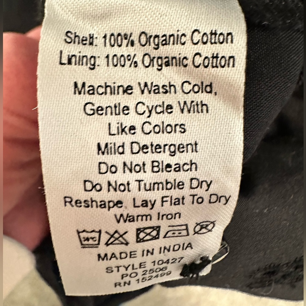 AMOUR VERT Irene Organic Cotton Eyelet Midi Dress Black Women Size XS NWT - Picture 16 of 16